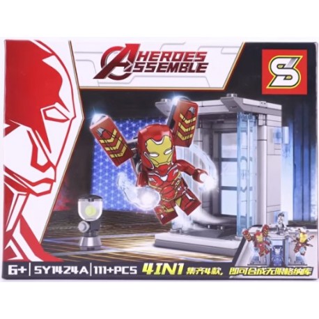 Bloque 1424 Iron Man Sy (x4)