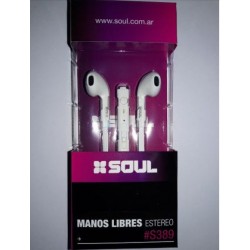 Manos Libres S389 C/ Volumen Etilo Rigido IPhone Marca SOUL (Ly)