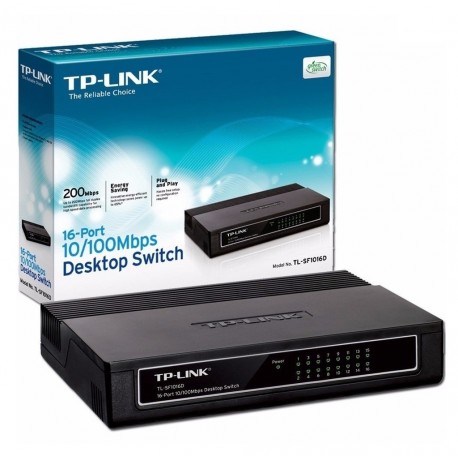 Switch TP-LINK 16 puertos TL-SF1016D (Mt)