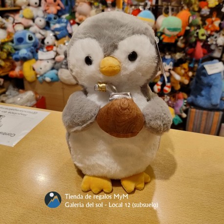 Peluche Pinguino Con Mate