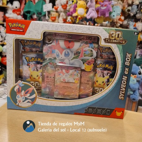 Cartas Pokemon Originales 30 Aniversario Sylveon EX box