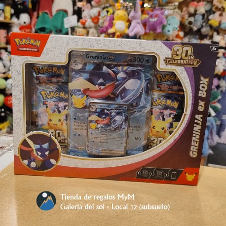 Cartas Pokemon Originales 30 Aniversario Greninja EX box