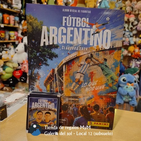 Figuritas Futbol Argentino Clausura 2026 y su album!! Original de PANINI