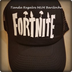 Gorra Fortnite Negra C/Vicera (M)