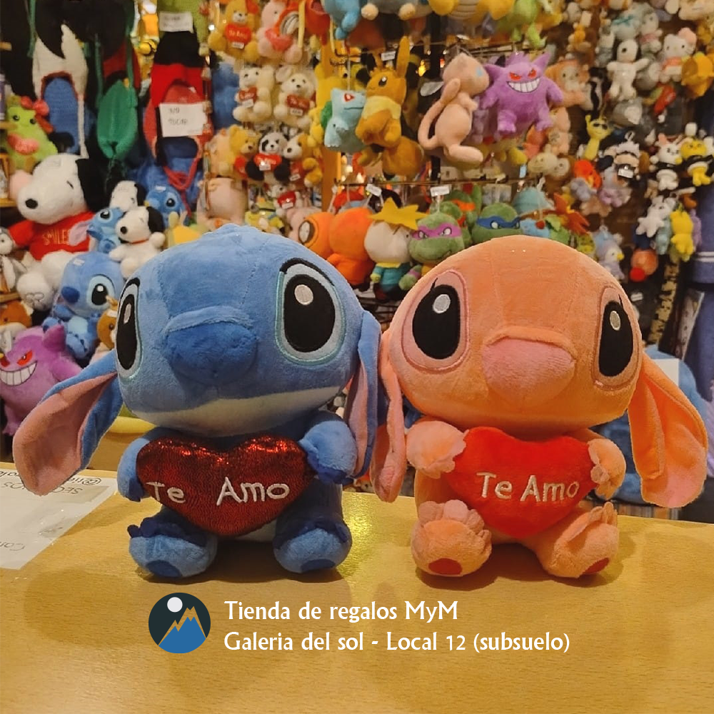 Peluche Stitch con corazon